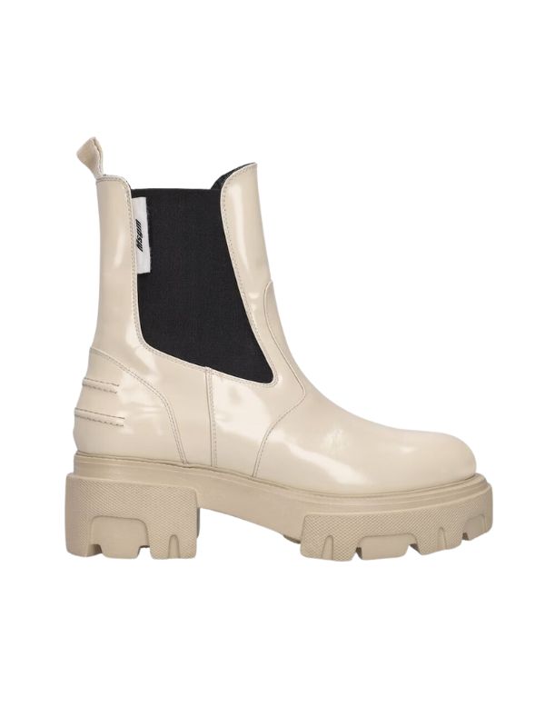 Msgm Boots Ladies Stretch Cream