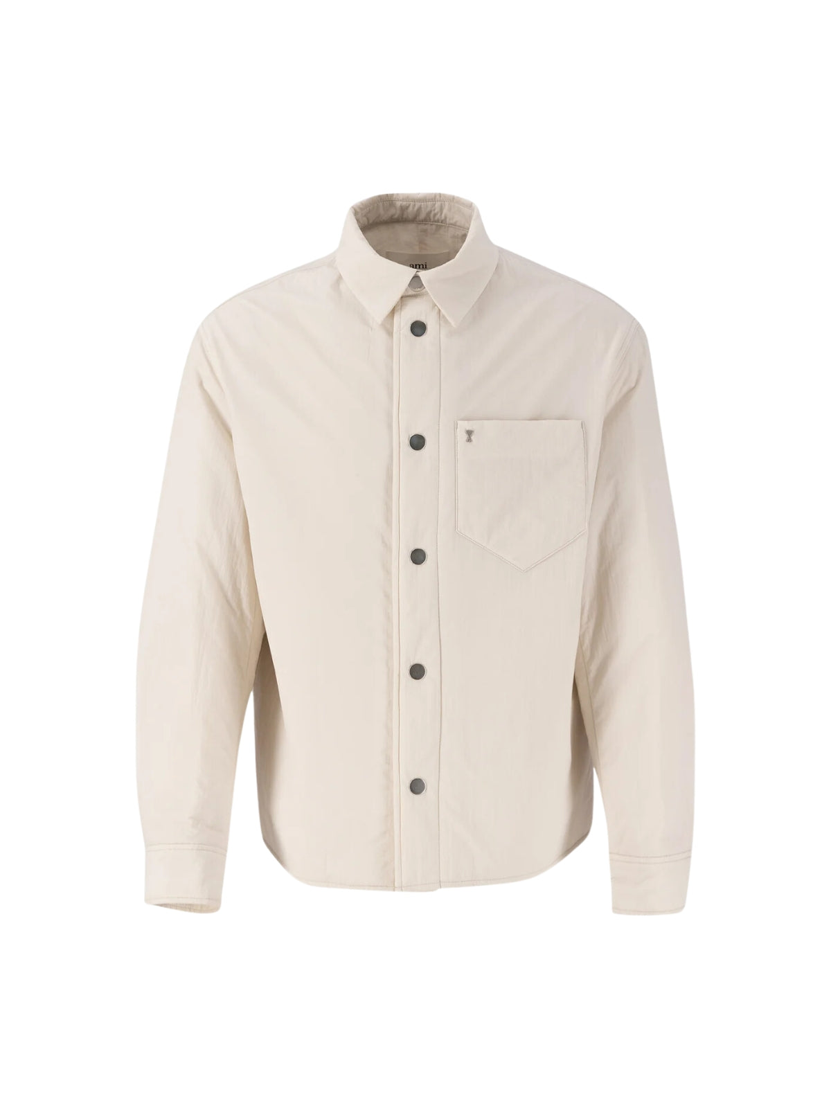 Ami Shirt Padded Logo Chalk