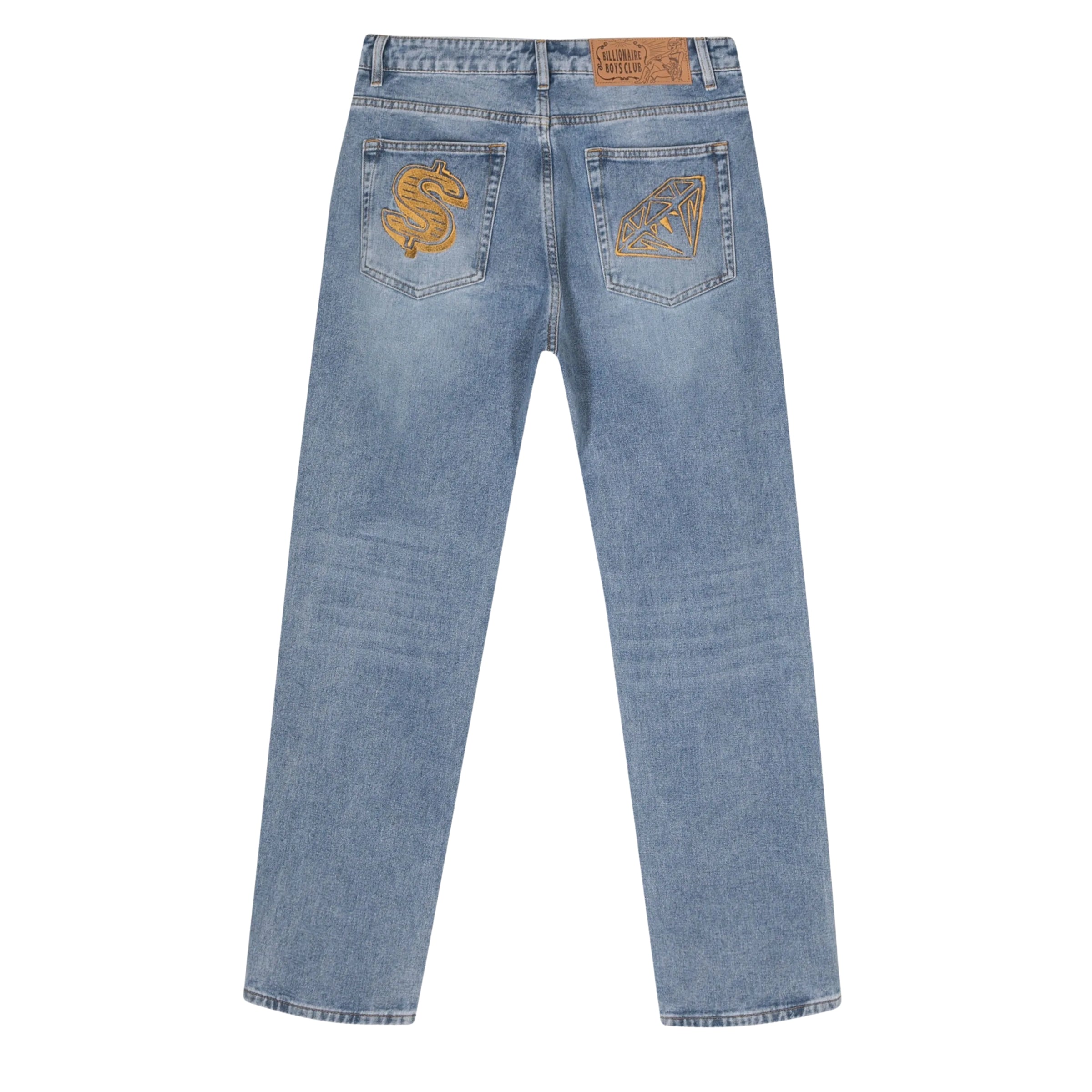Billionaire Boys Club Jean Diamonds & Dollars Selvedge Heavy Wash Blue