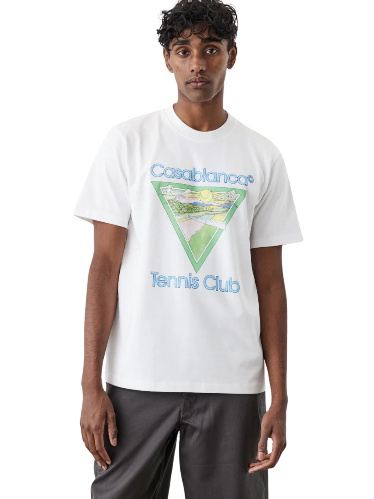 Casablanca T-Shirt Afro Cubism White