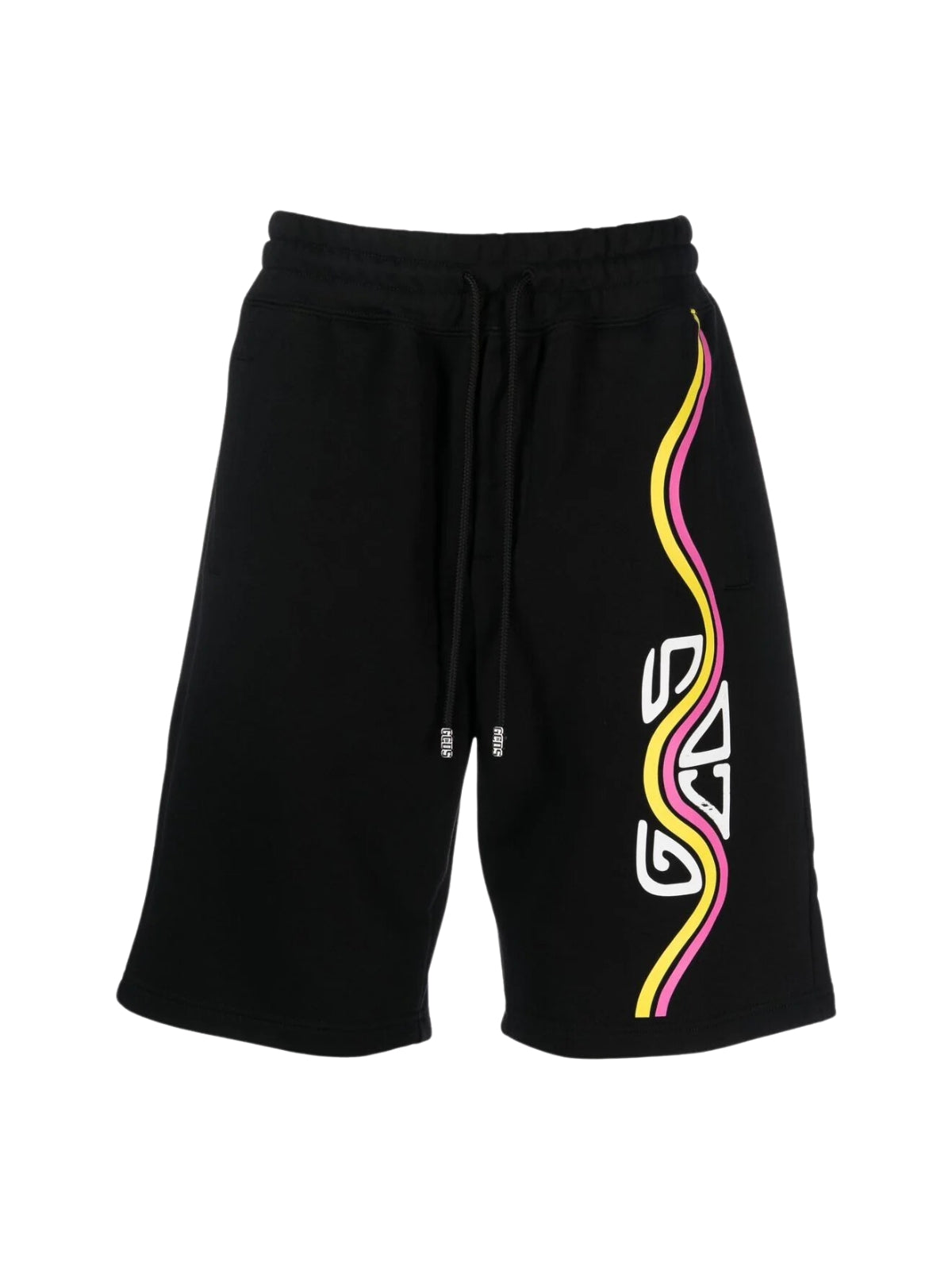 Gcds Shorts Vertical Logo Black