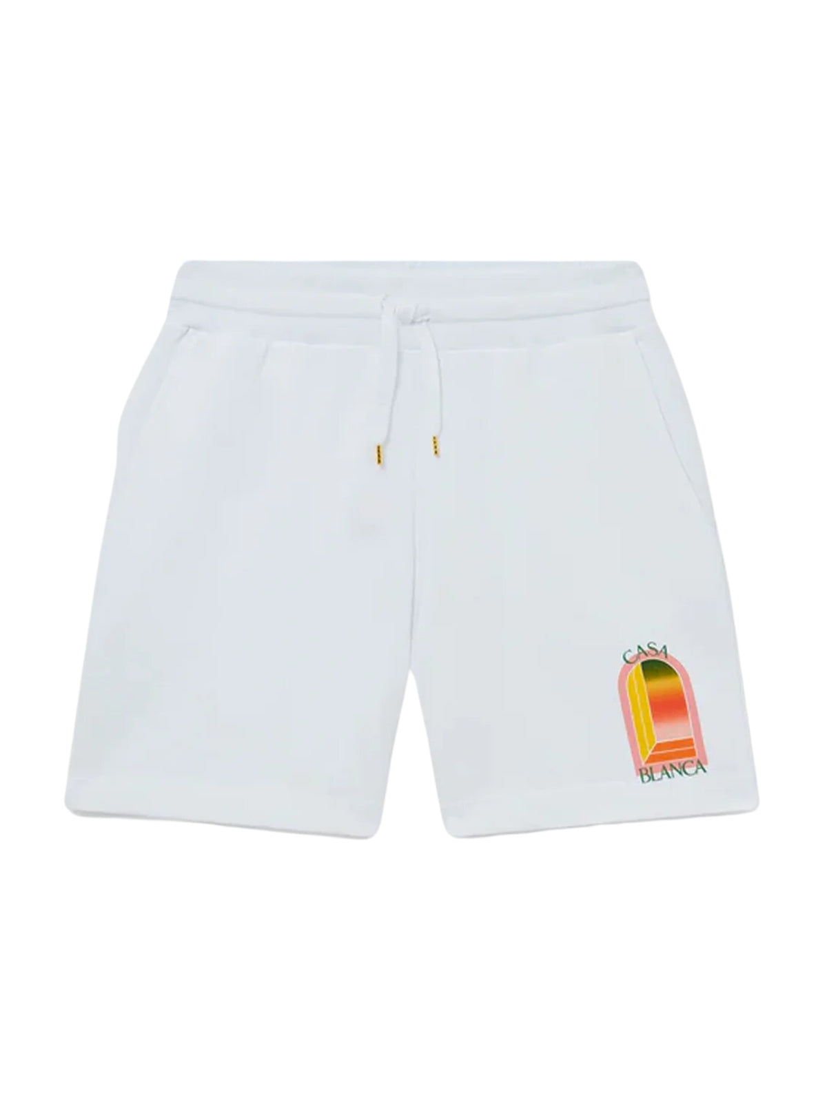 Casablanca Shorts Gradient Arch Logo White
