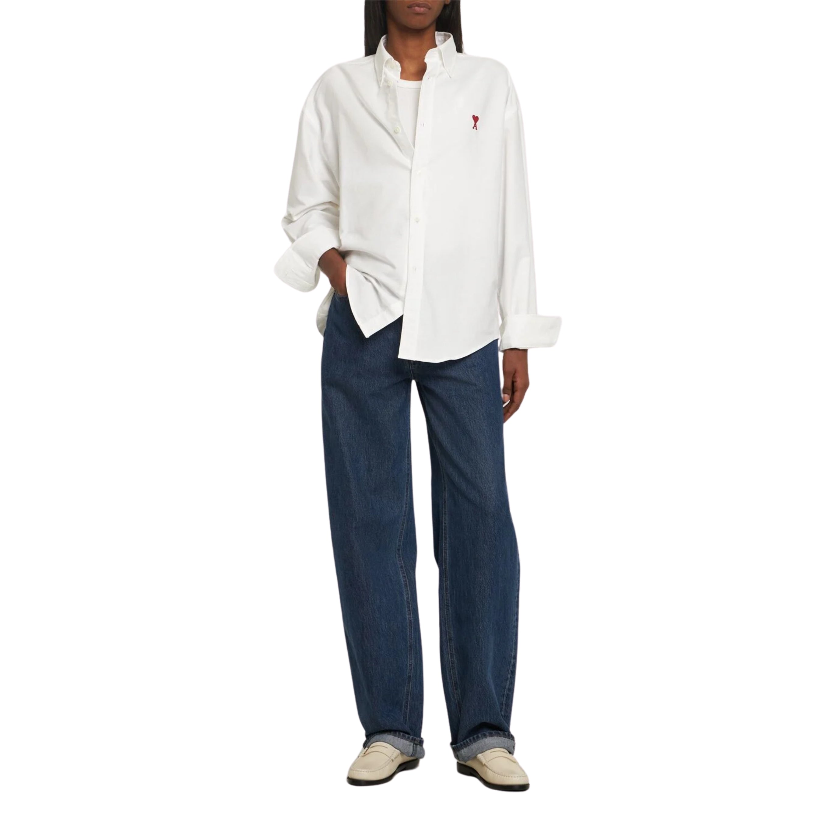 Ami Shirt Logo White