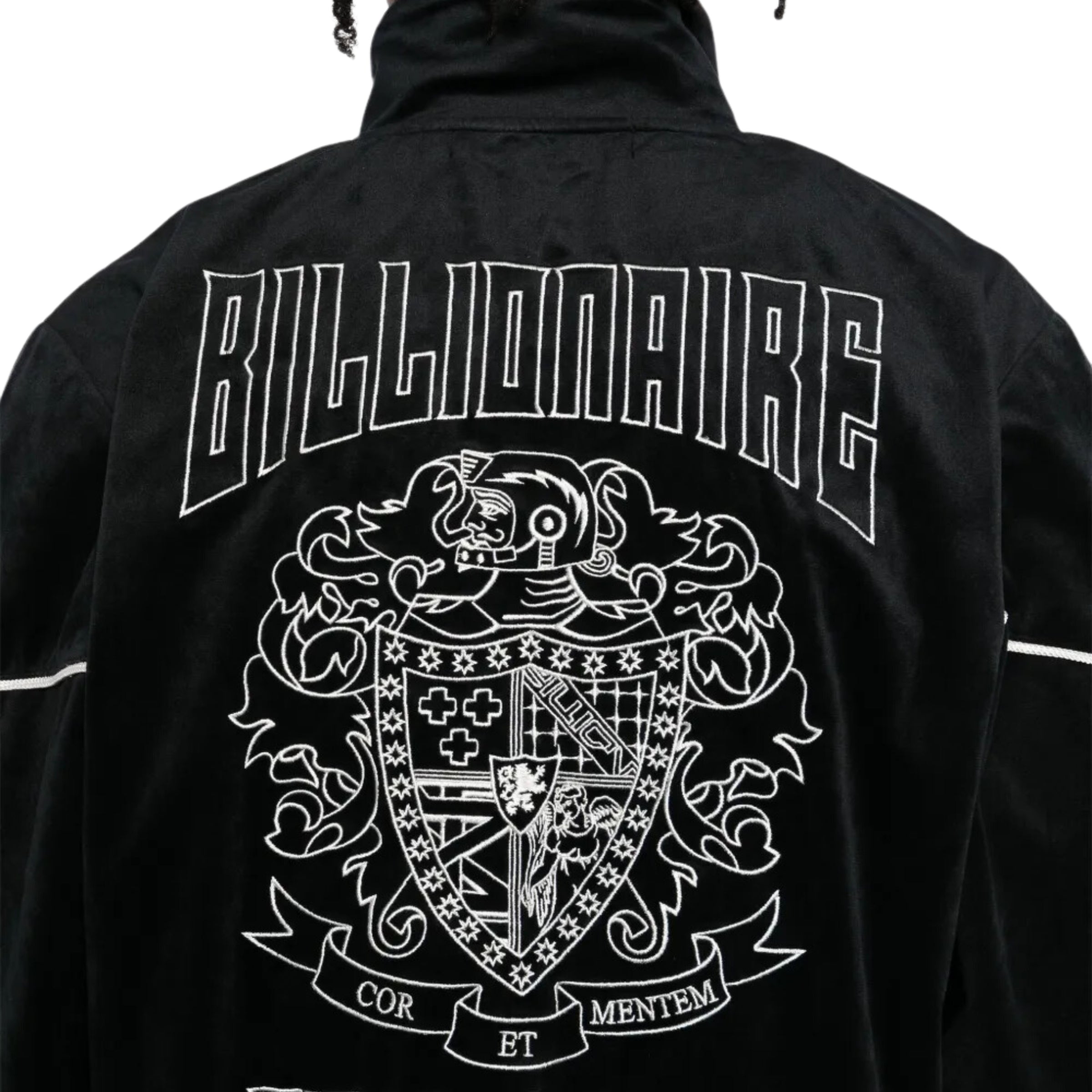 Billionaire Boys Club Jacket Track Logo Velour Black
