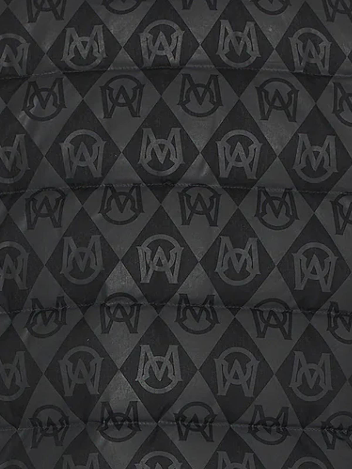 Moncler Jacket Bourne Allover Print Black