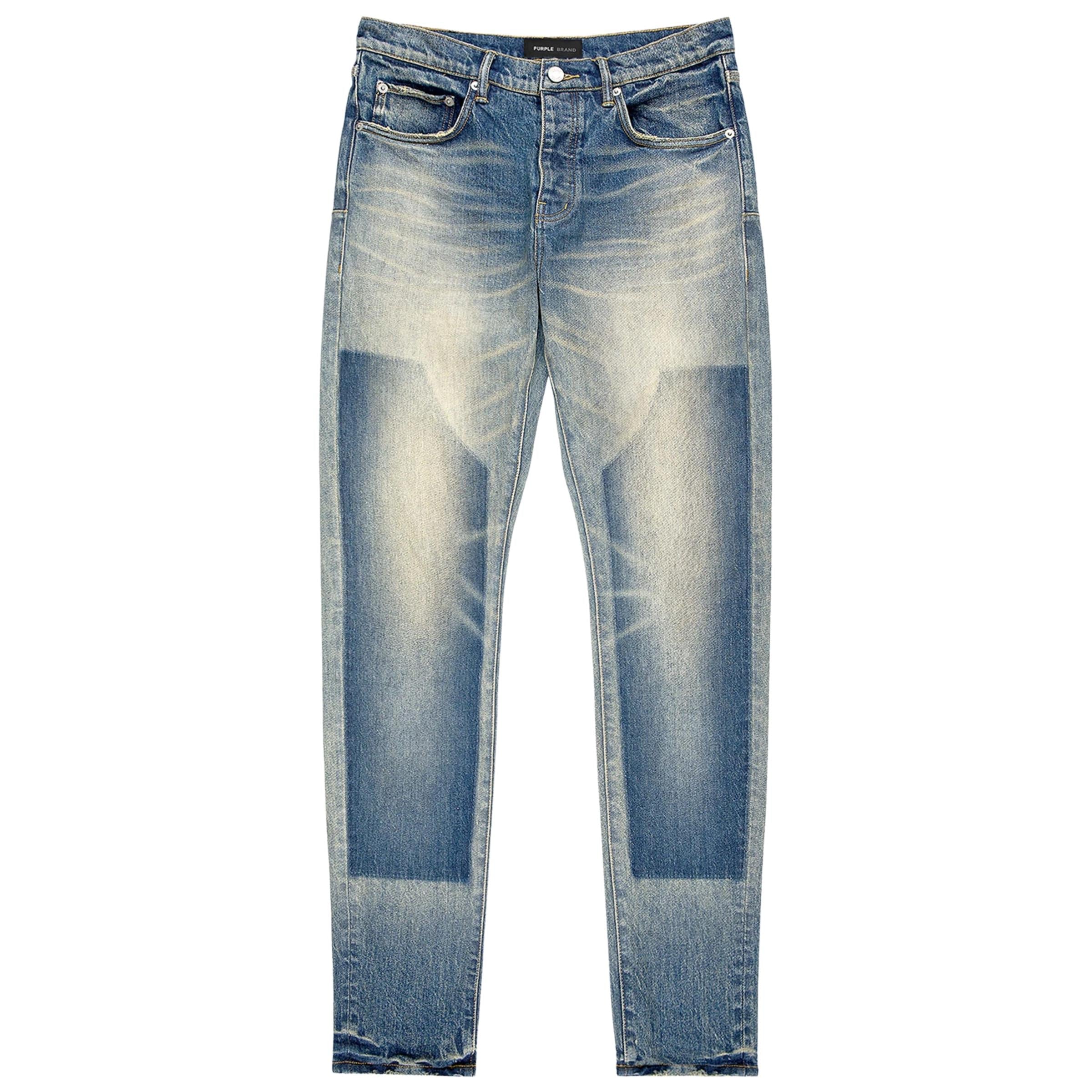 Purple Jeans Patch Design Indigo