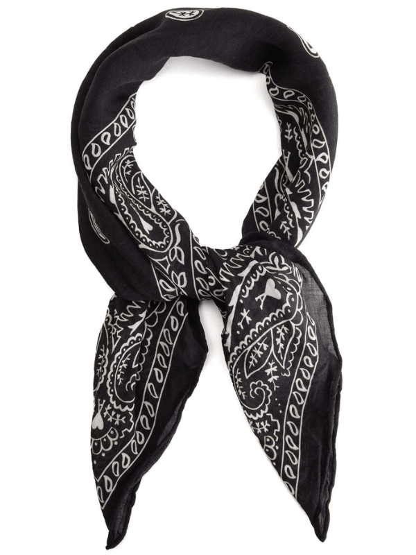 Ami Scarf Pattern Black