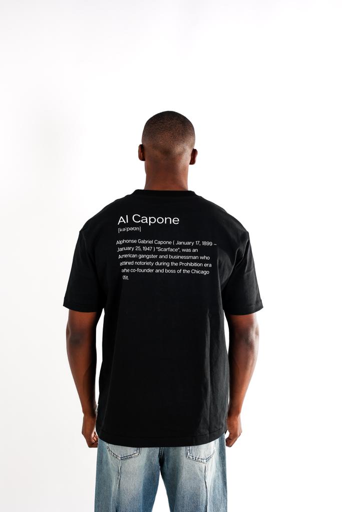 Al Capone T-Shirt Definition Black