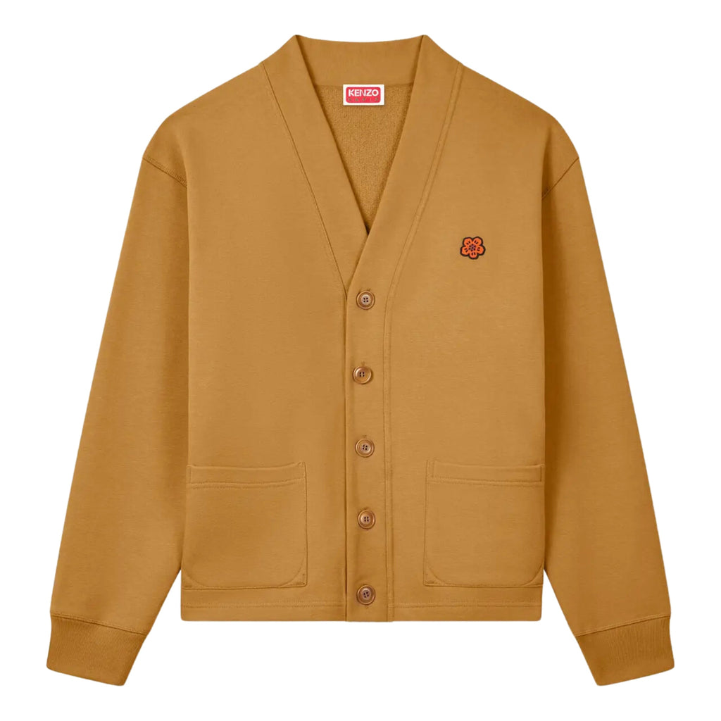 Kenzo Cardigan Ladies Flower Caramel