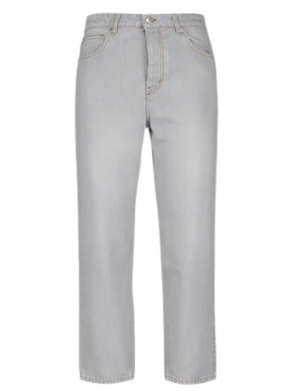 Ami Jeans Tapered Fit Denim Javel Grey