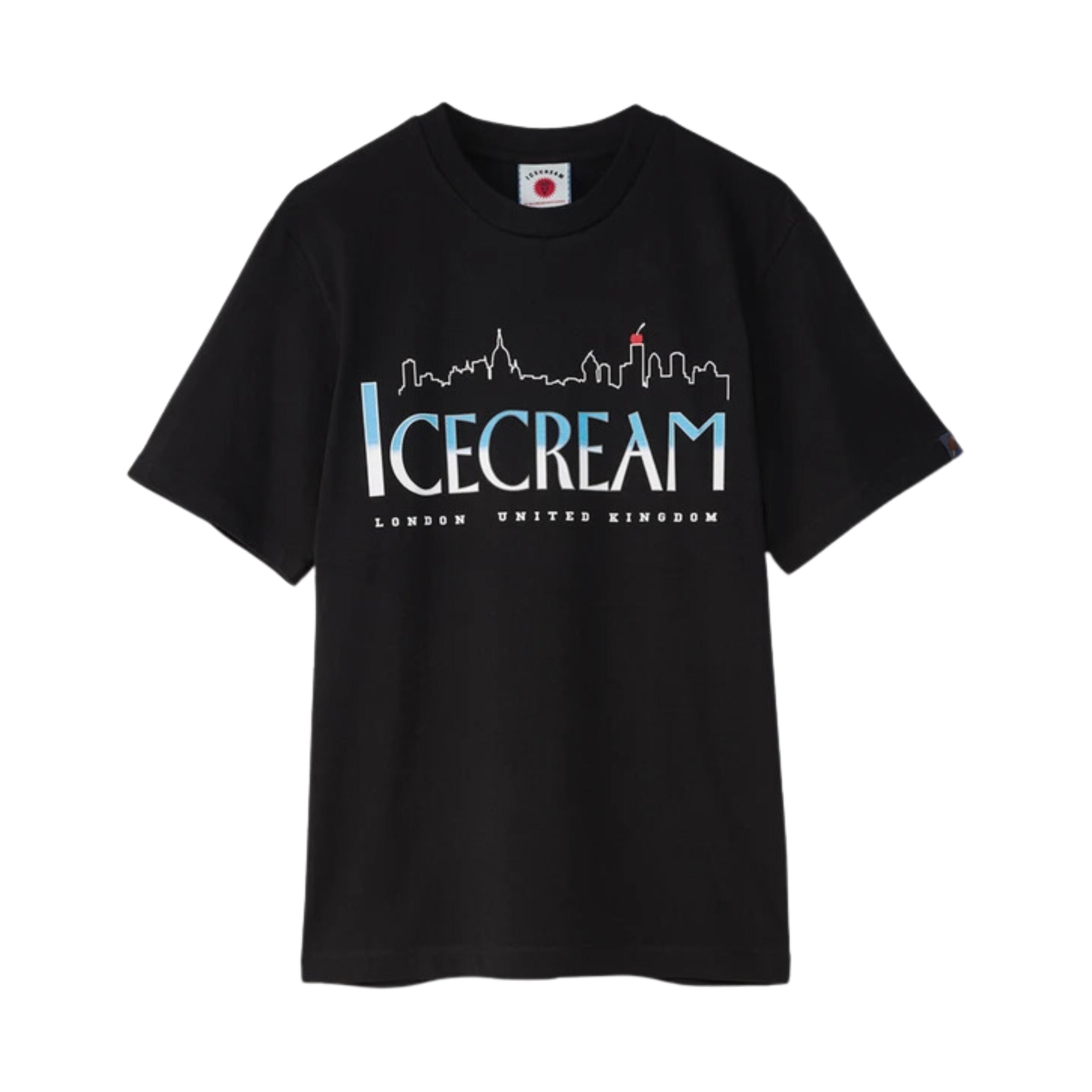 Ice-Cream T-Shirt Cityscape Black