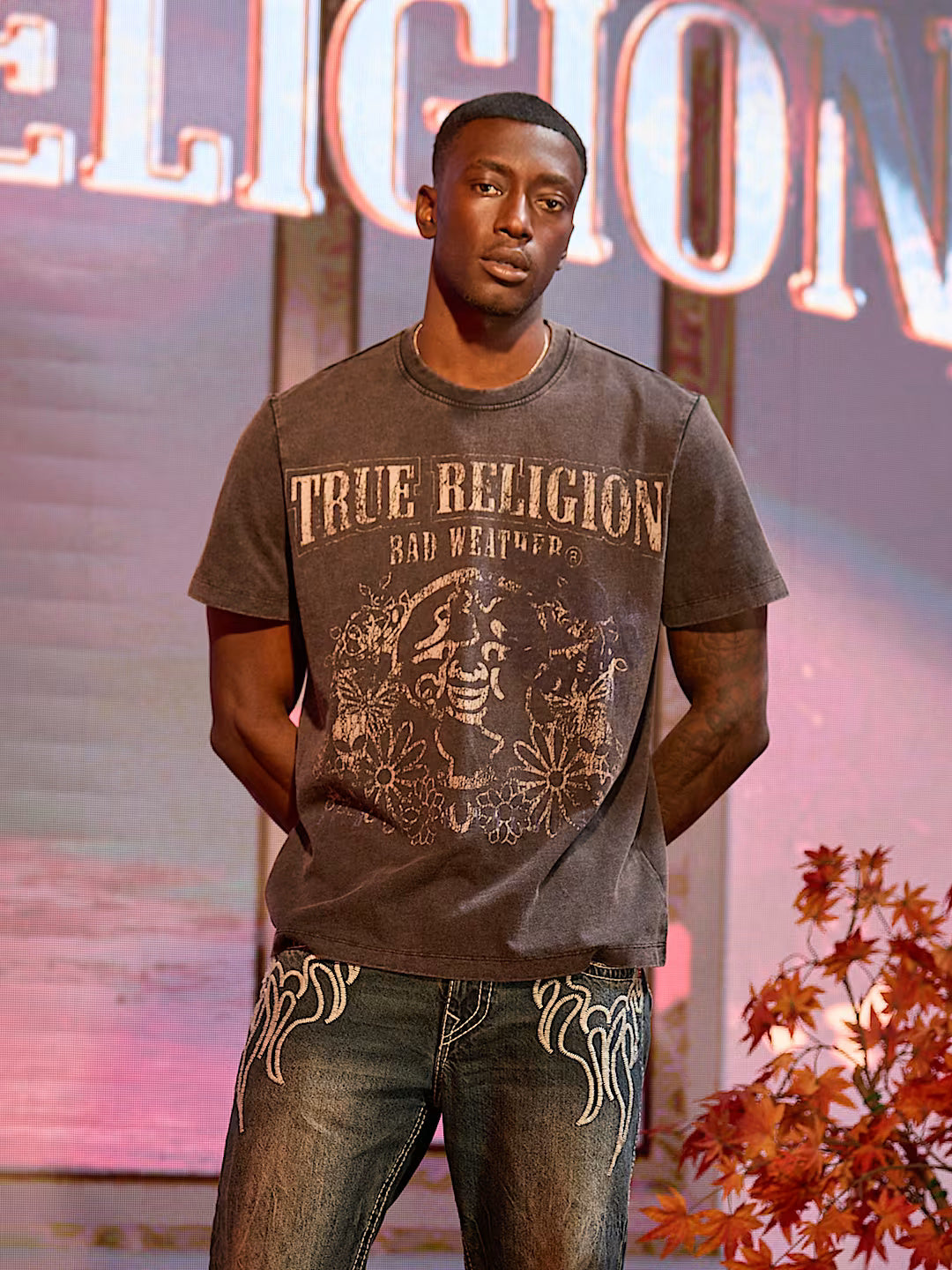 True Religion Relaxed Haven Jet Black