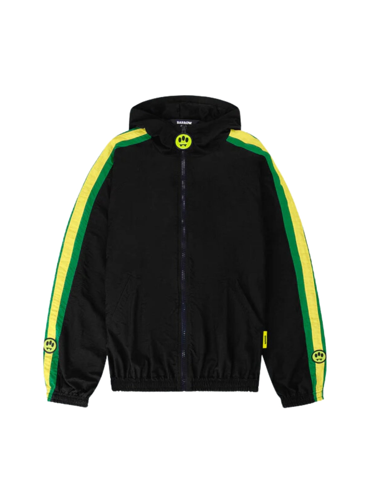 Barrow Jacket Stripes On Sleeve Black-Yellow-Green