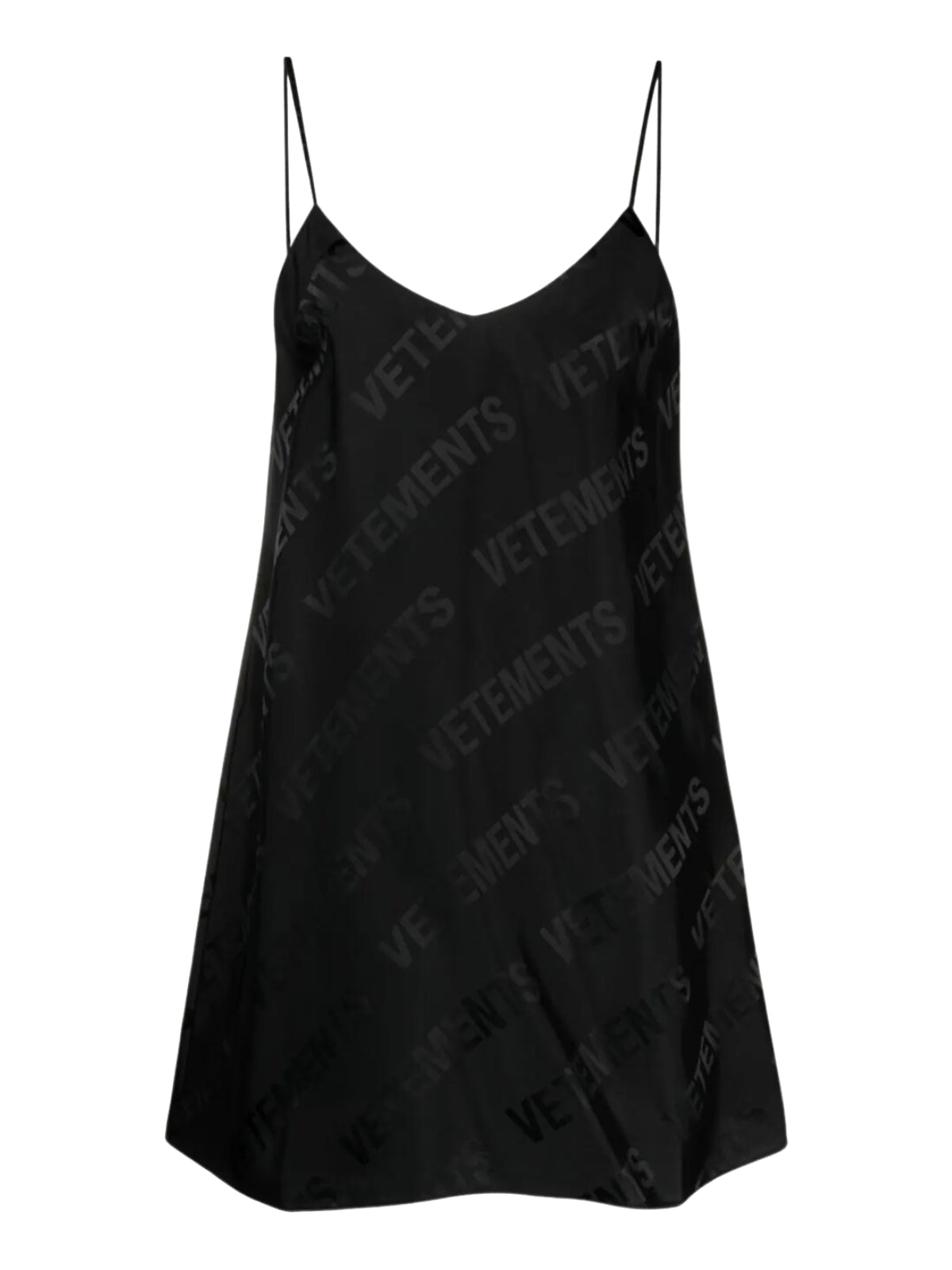 Vetements Dress Monogram Black