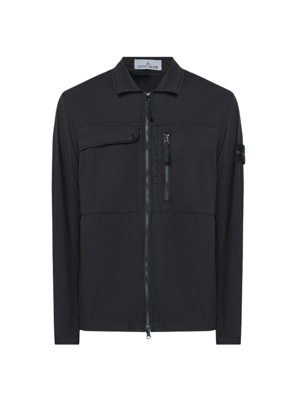 Stone Island Shirt Zip Black