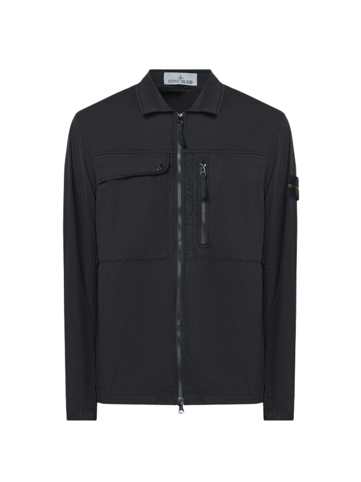 Stone Island Shirt Zip Black