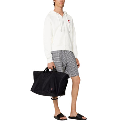 Ami Handbag Logo Black-Red