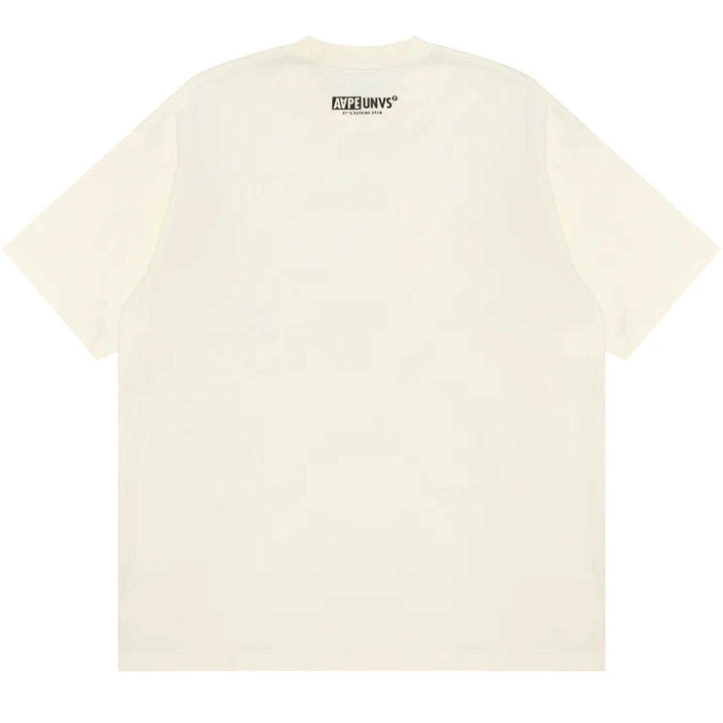 Aape T-Shirt Union Moonface Logo Ivory