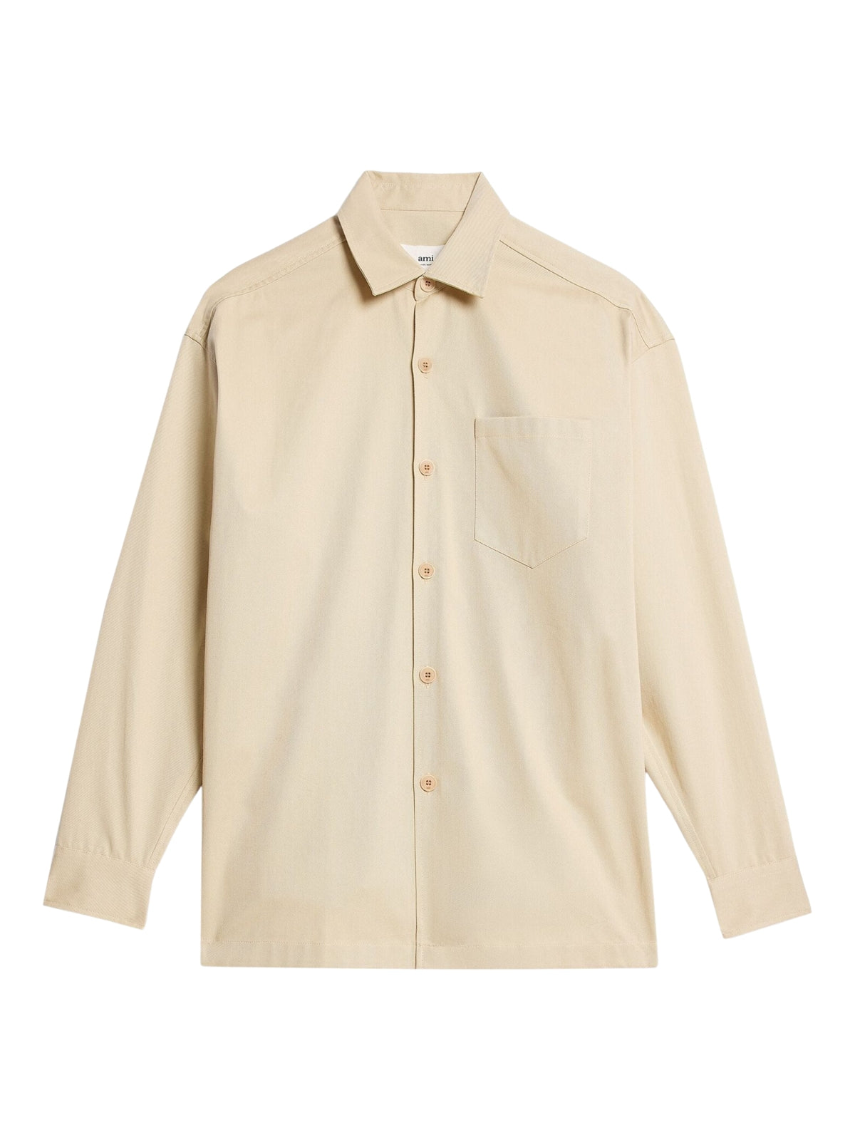 Ami Coat Top Pocket Vanilla