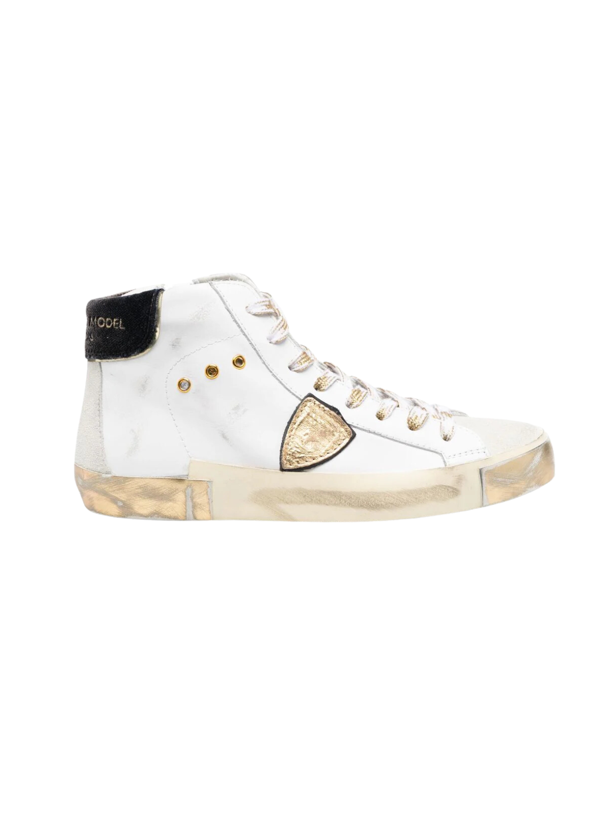 Philippe Model Ladies Sneaker Velour Blanc