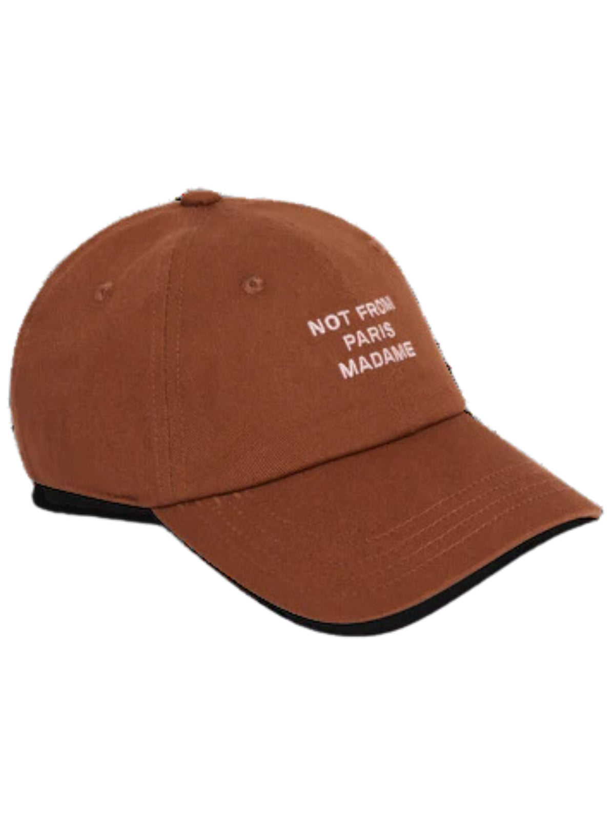 Drole De Monsieur Cap La Casquette Slogan Brown