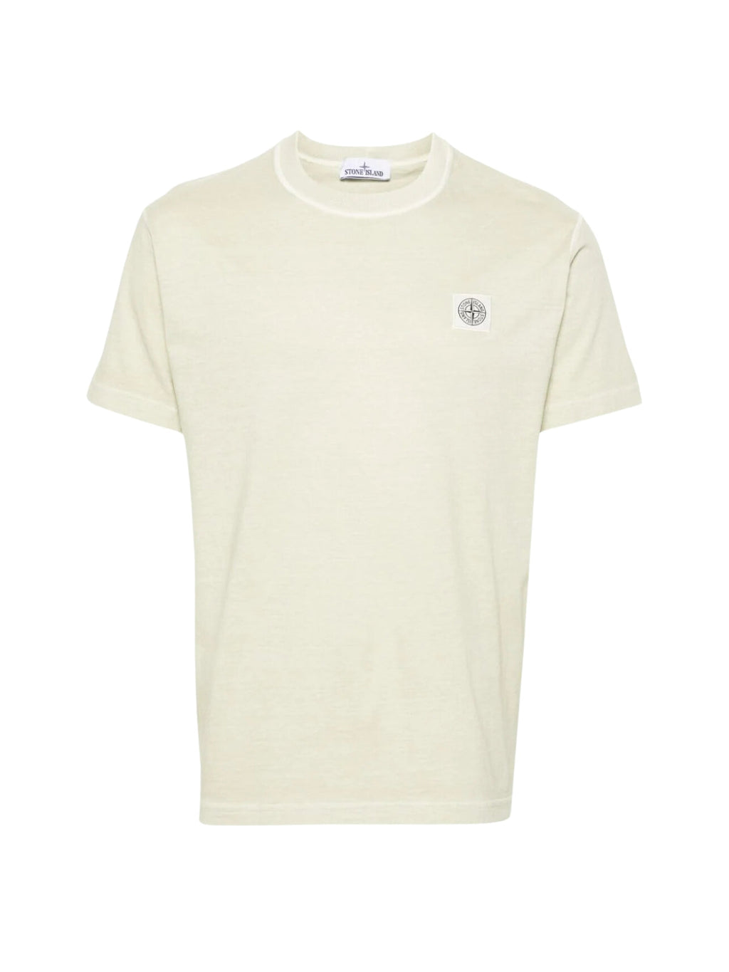 Stone Island T-Shirt Logo Cream