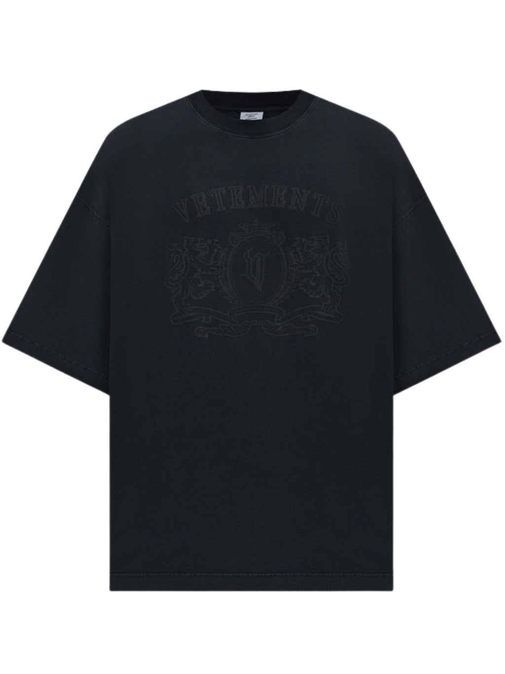 Vetements T-Shirt Mono Black