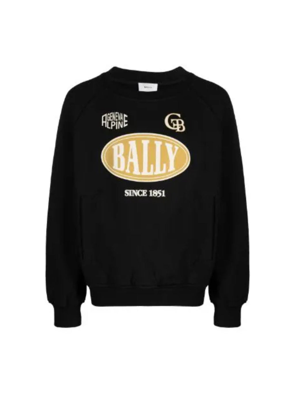 Bally Sweater Oval Logo Black