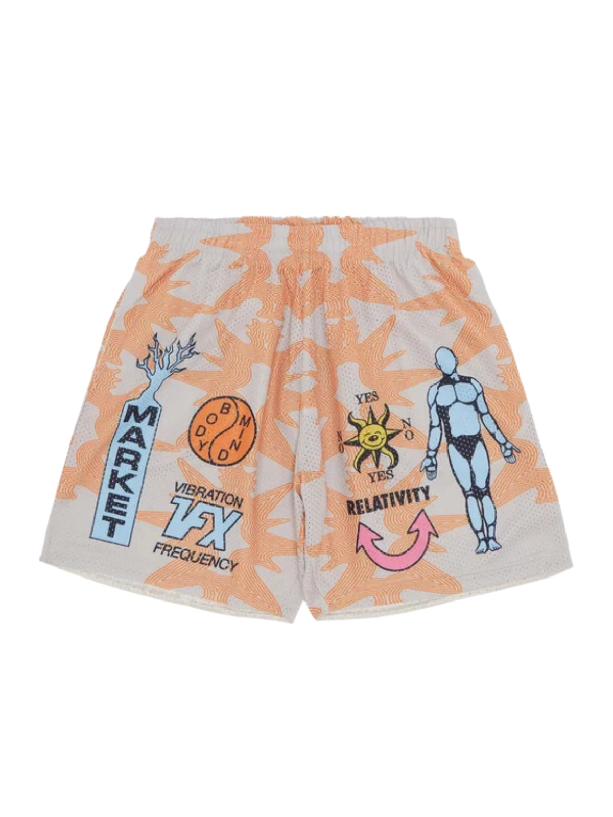 Market Shorts Quantum Mesh Allover Print