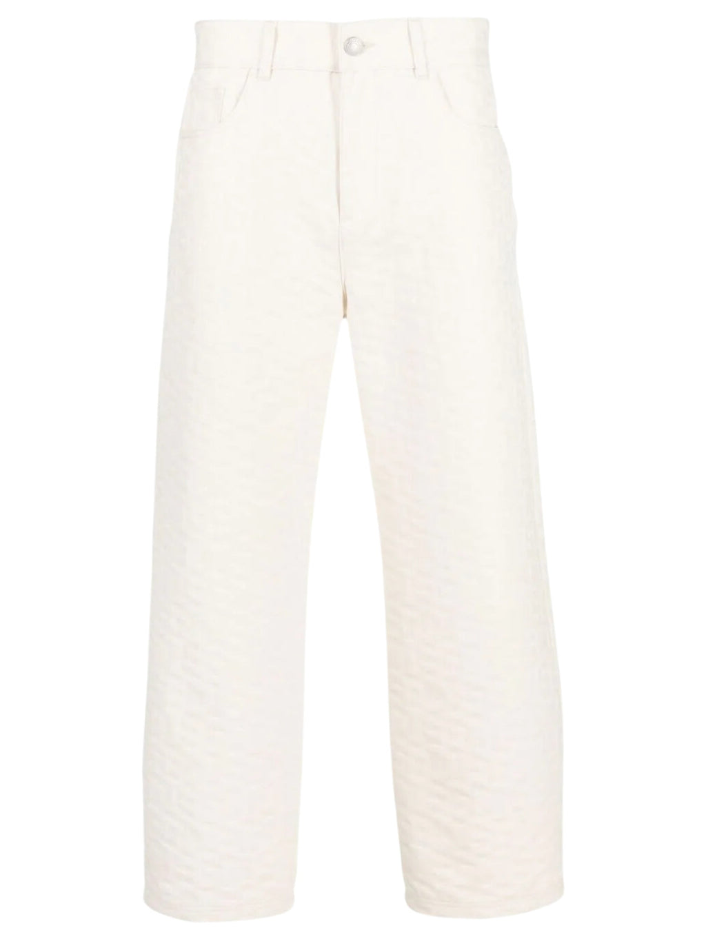 Gcds Pants Embossed Off-White