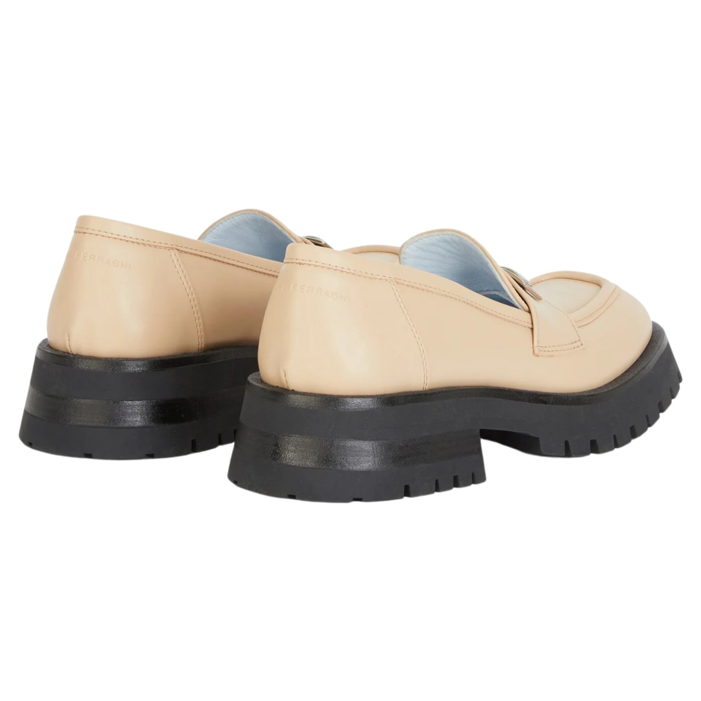 Chiara Ferragni Shoe Mocassino Eyestar Light Brown