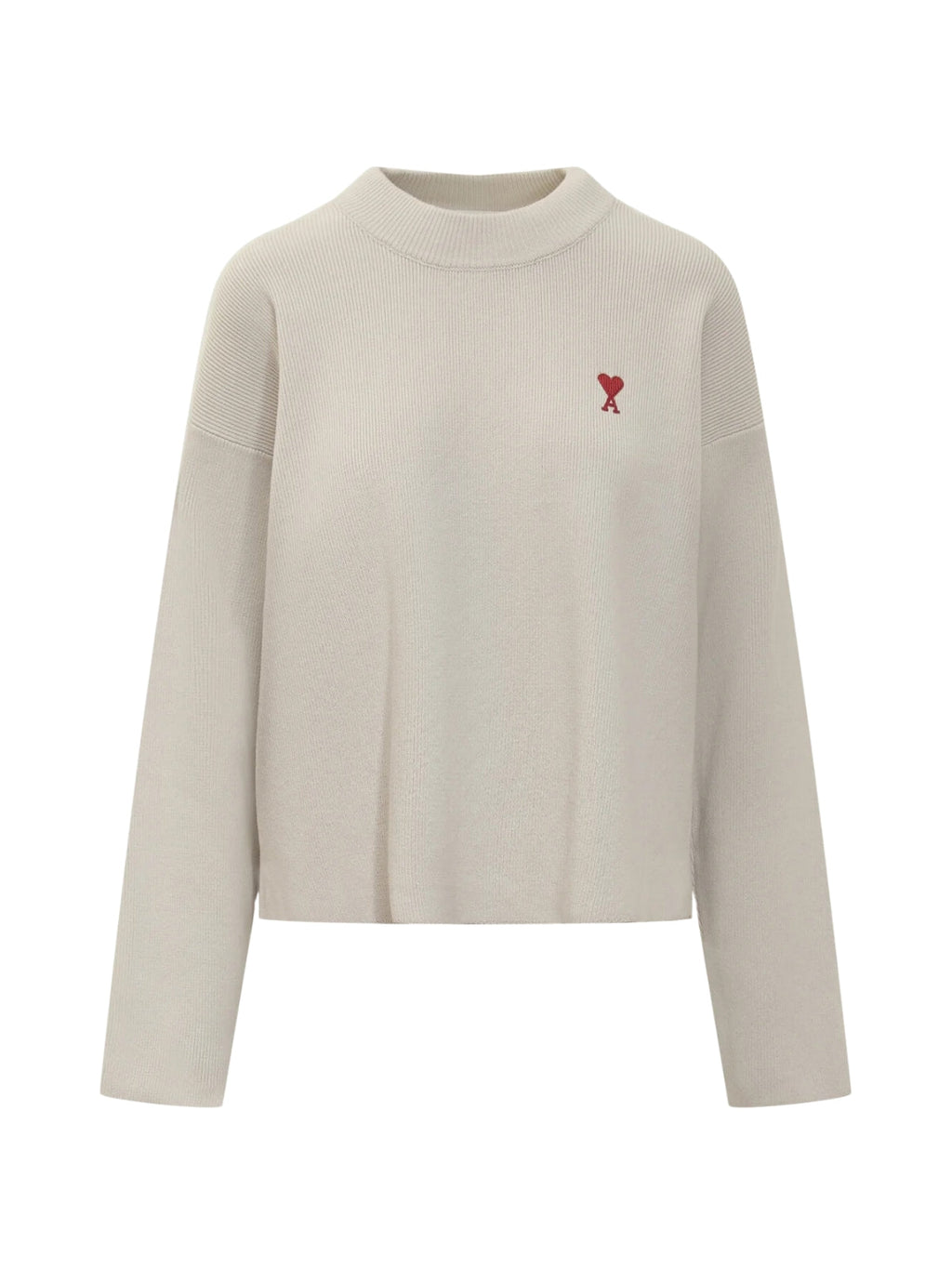 Ami Sweater Logo Chalk