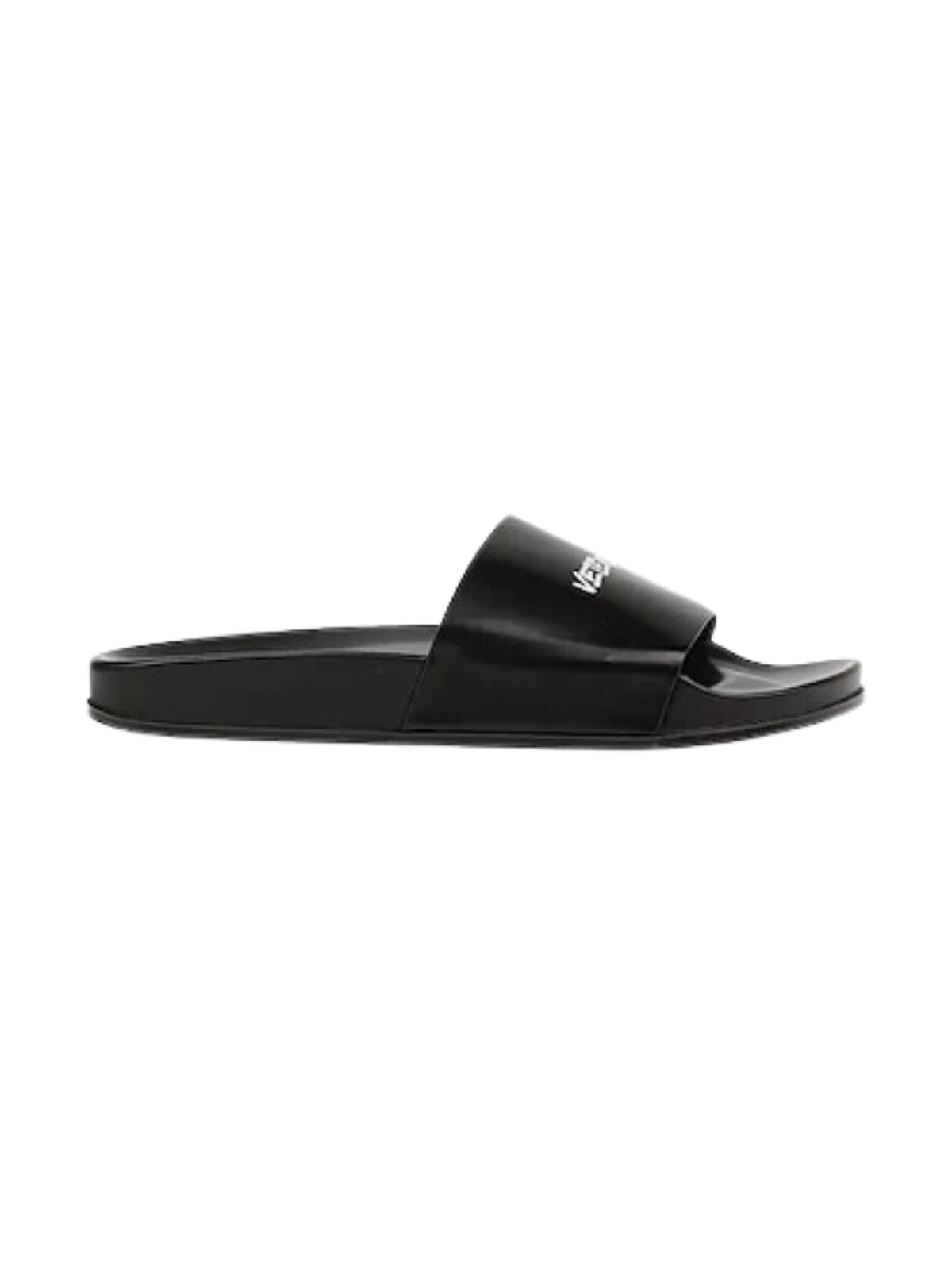 Vetements Slides Logo Black