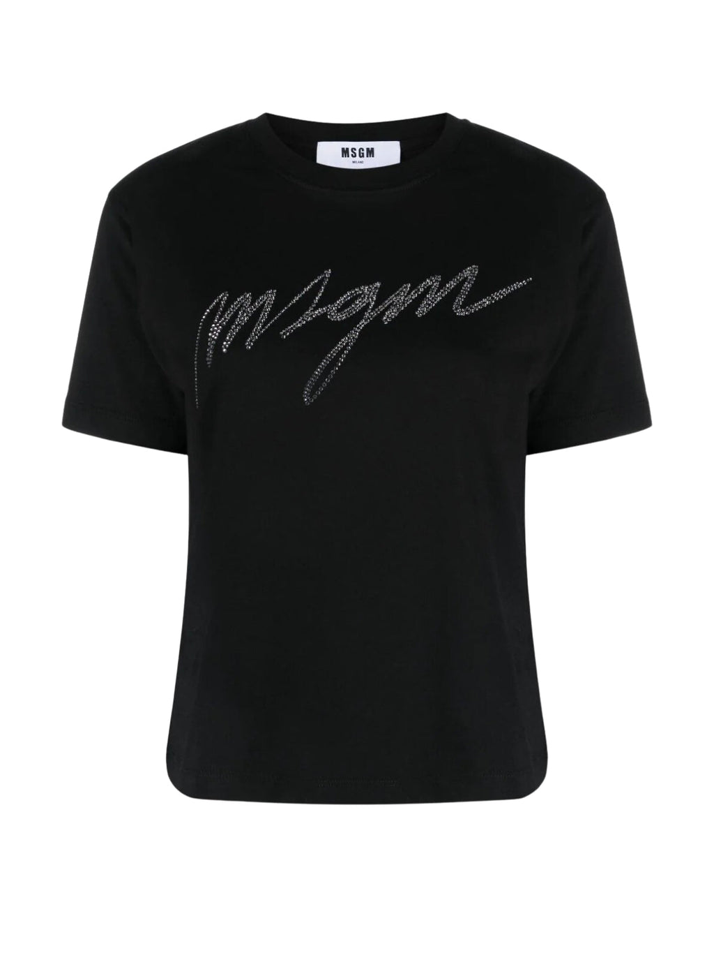 Msgm T-Shirt Ladies Logo Black