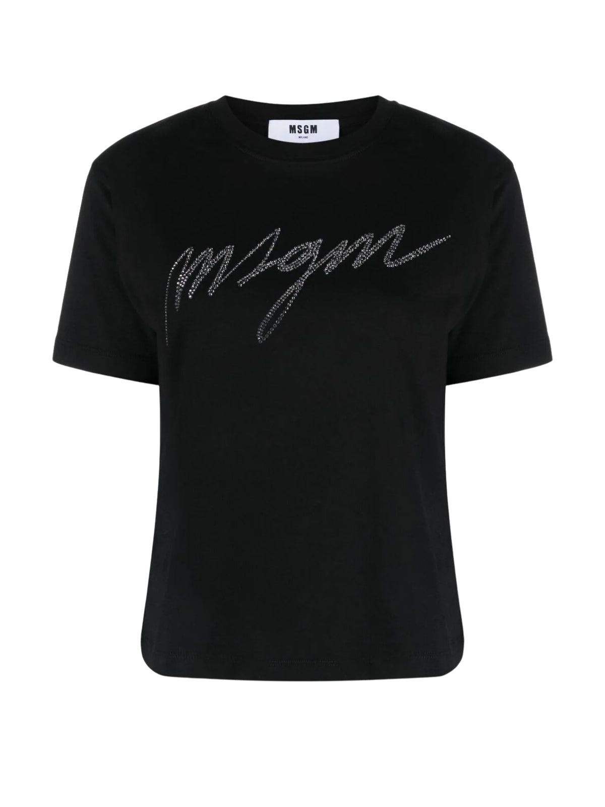 Msgm T-Shirt Ladies Logo Black