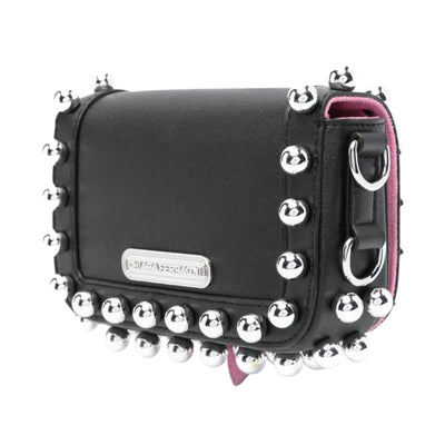 Chiara Ferragni Bag Eyelike Studs Black-Silver
