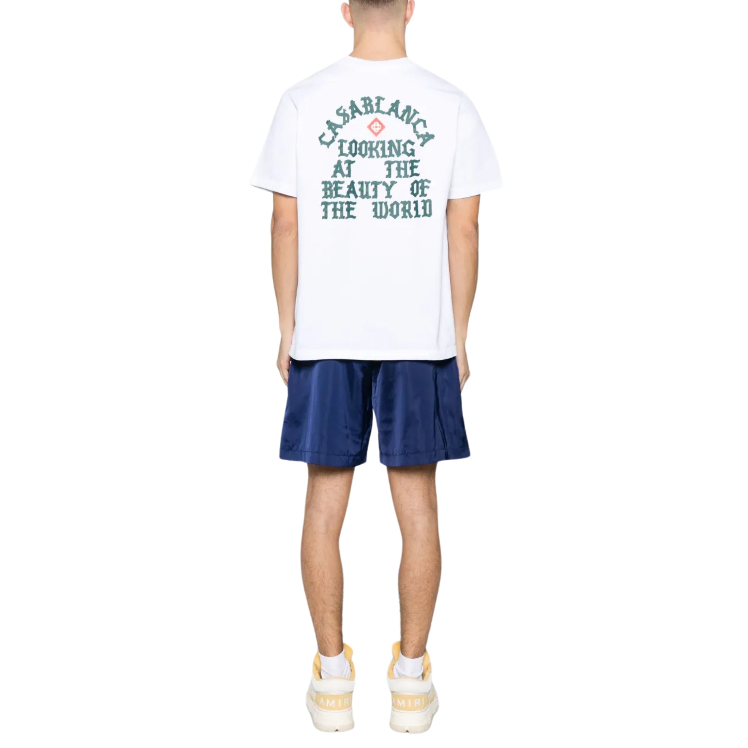 Casablanca T-Shirt Beauty Of The World White