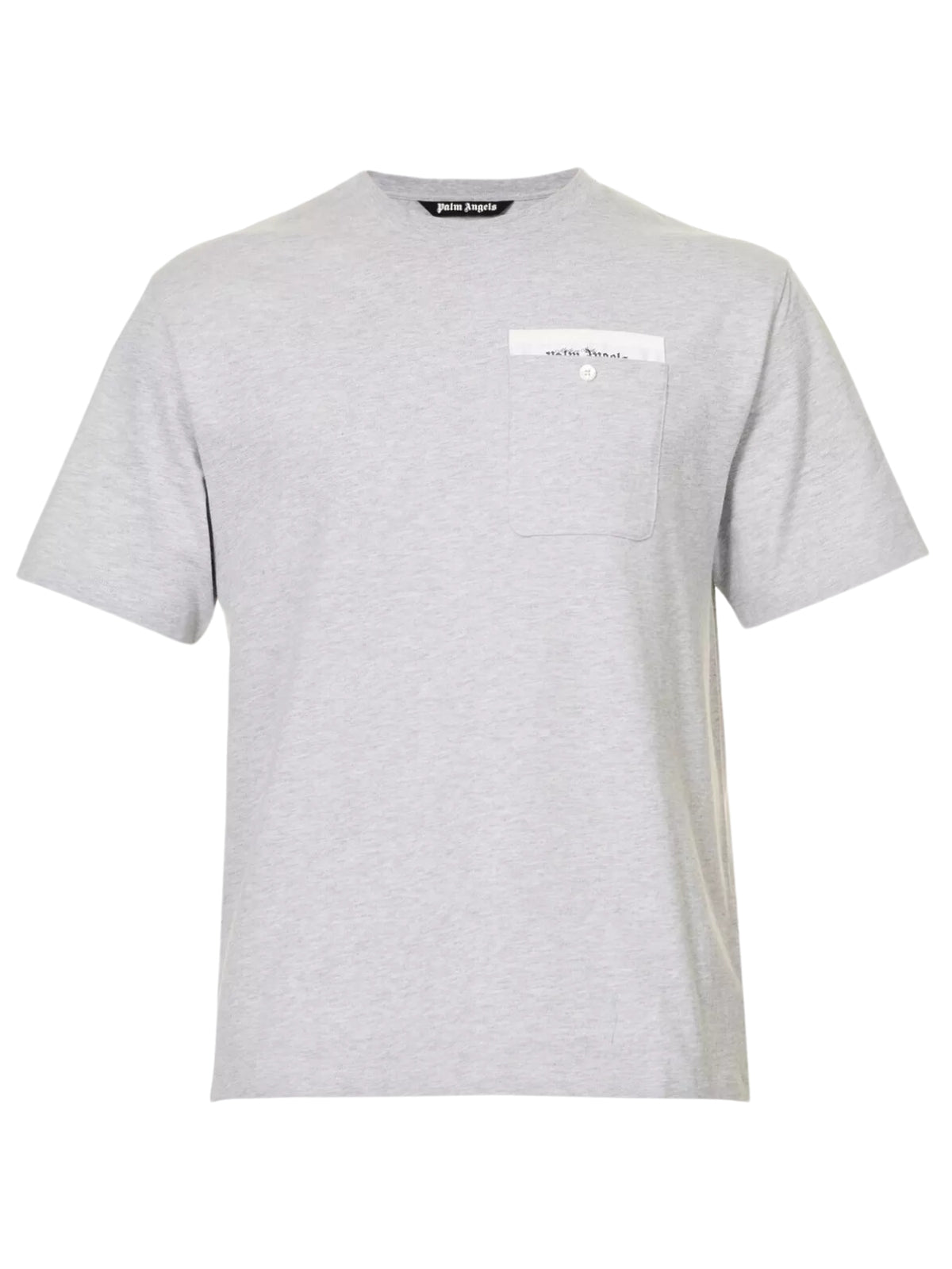 Palm Angels T-Shirt Pocket Melange Grey