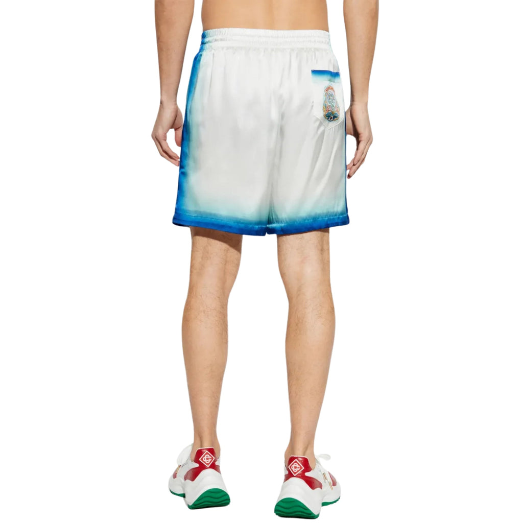 Casablanca Shorts Casa Way Skate White-Blue