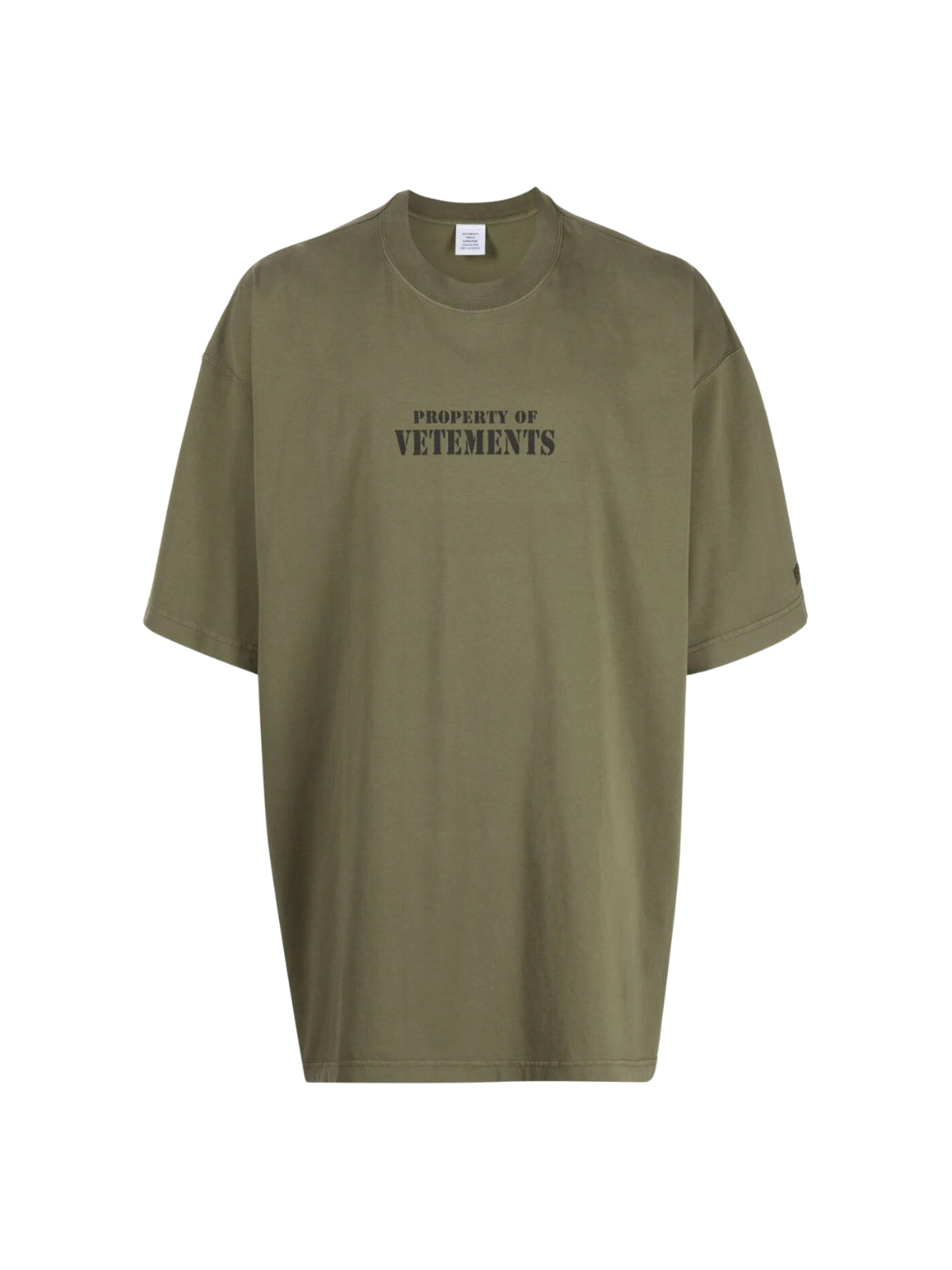 Vetements T-Shirt Property Green