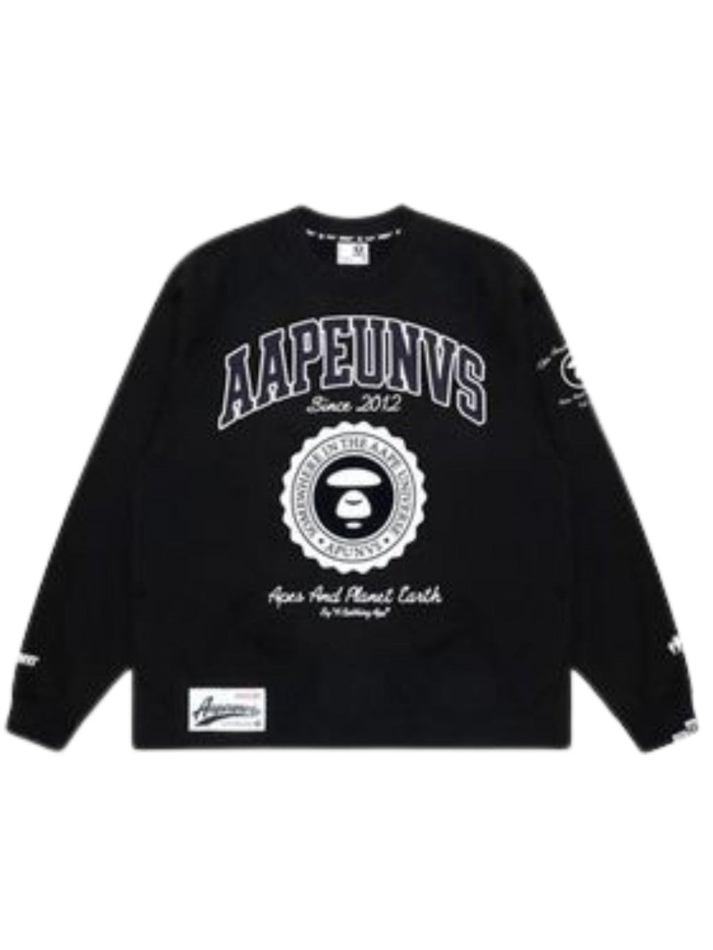 Aape Sweater Aapeunvs Logo Black