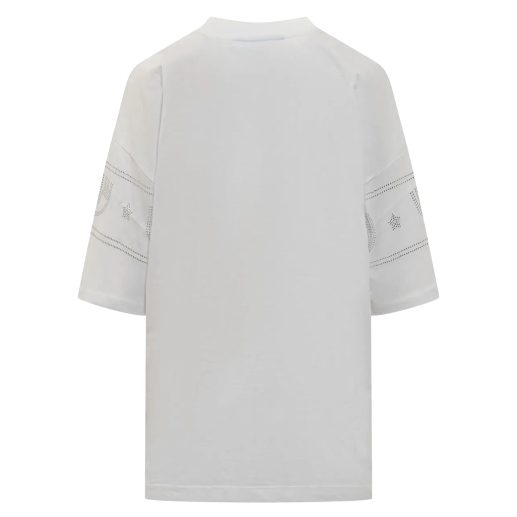 Chiara Ferragni T-Shirt Maxi Logo Mania Grey