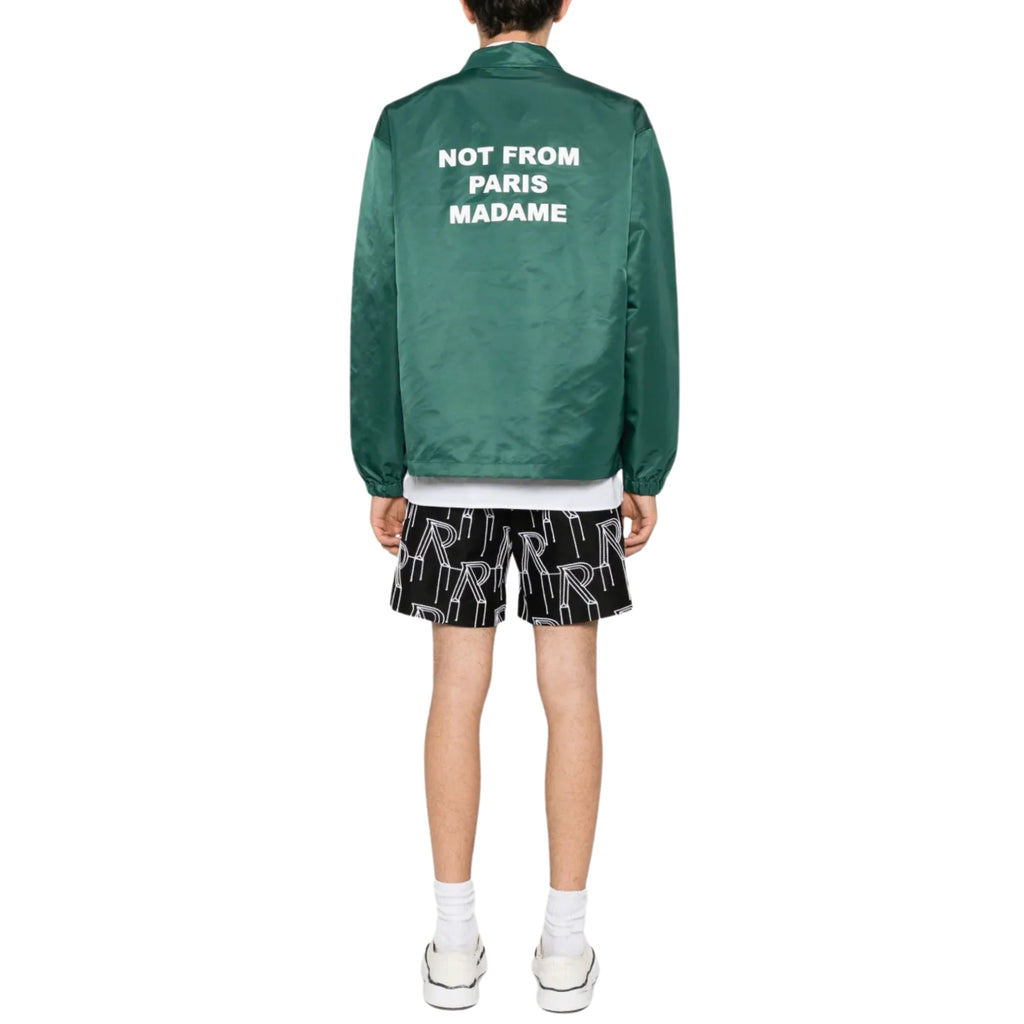 Drole De Monsieur Jacket Slogan Dark Green