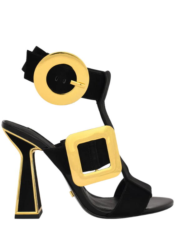 Kat Maconie Heel Delize Silky Nappy Black