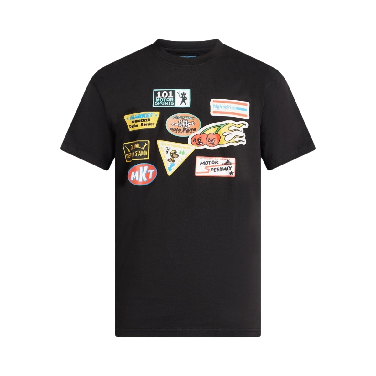 Market T-Shirt Patched Black