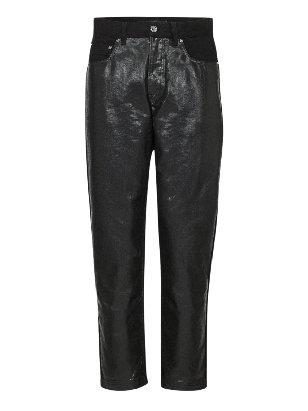 Mcm Track Pants Glossy Black