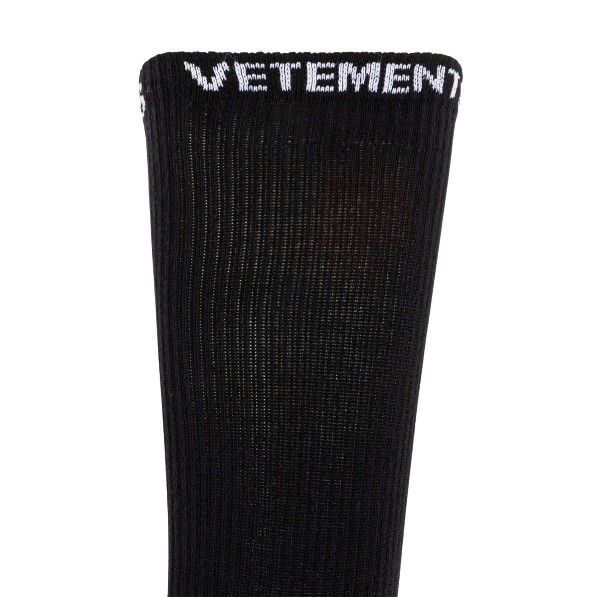 Vetements Socks Logo Black
