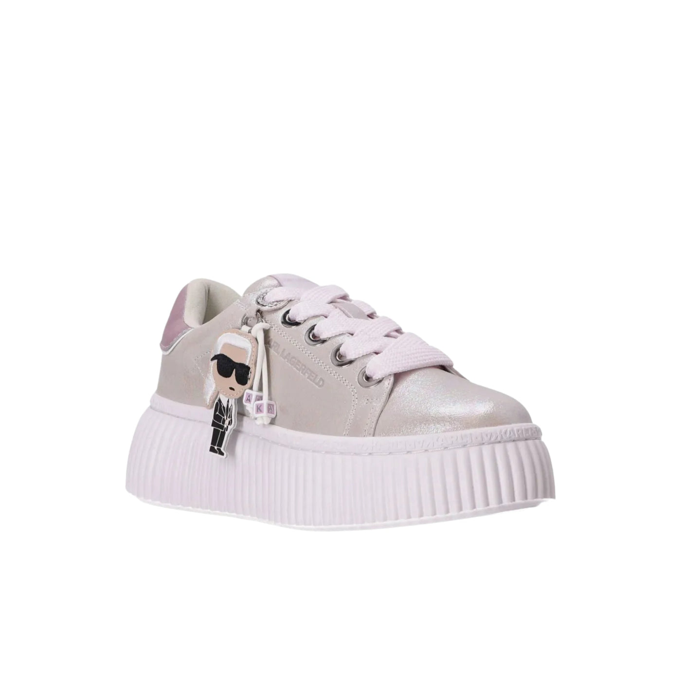 Karl Lagerfeld Sneaker Ladies Kreeper Lo Pendant Silver-Lilac