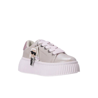 Karl Lagerfeld Sneaker Ladies Kreeper Lo Pendant Silver-Lilac