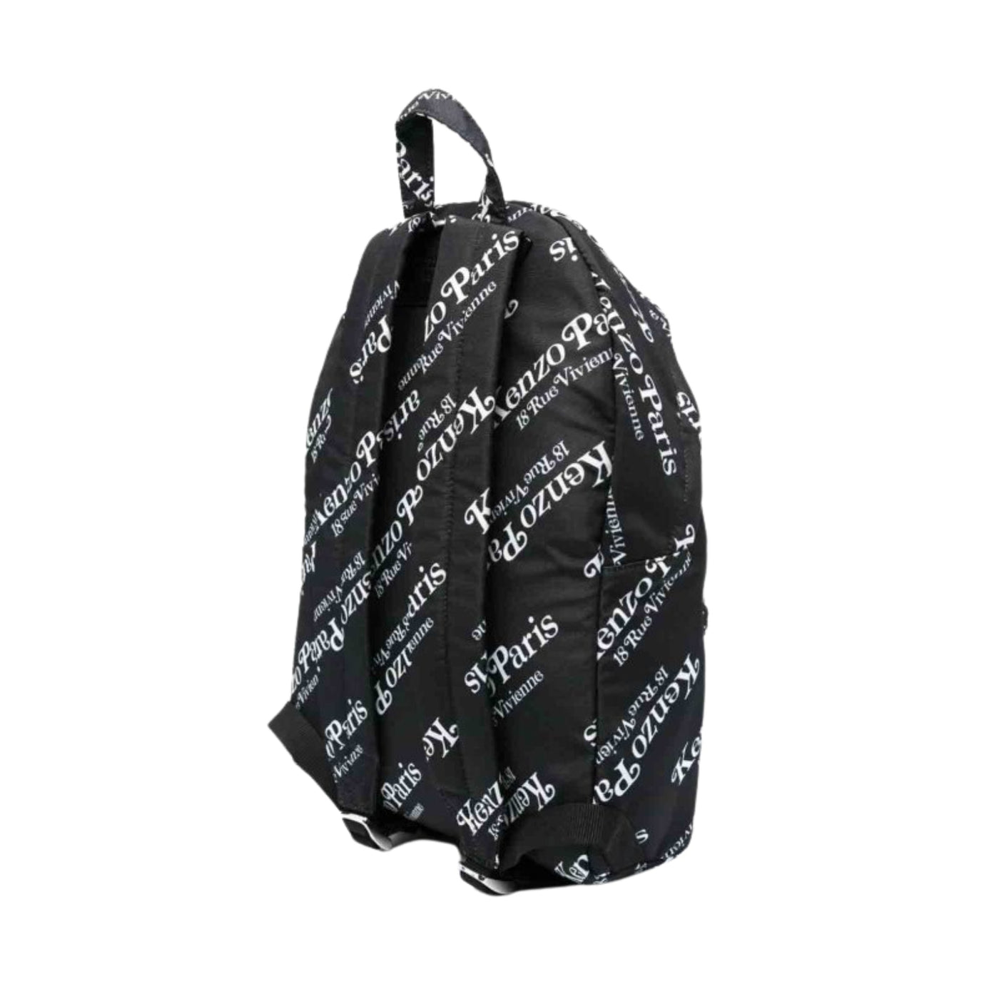 Kenzo Bag Back Pack Monogram Logo Black-White